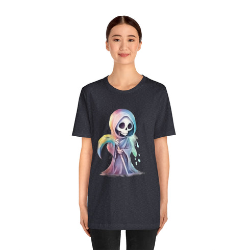 Cute Colorful Reaper - Short Sleeve Tee